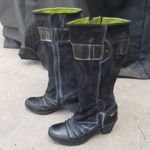 Leather Snipe Riding Boots